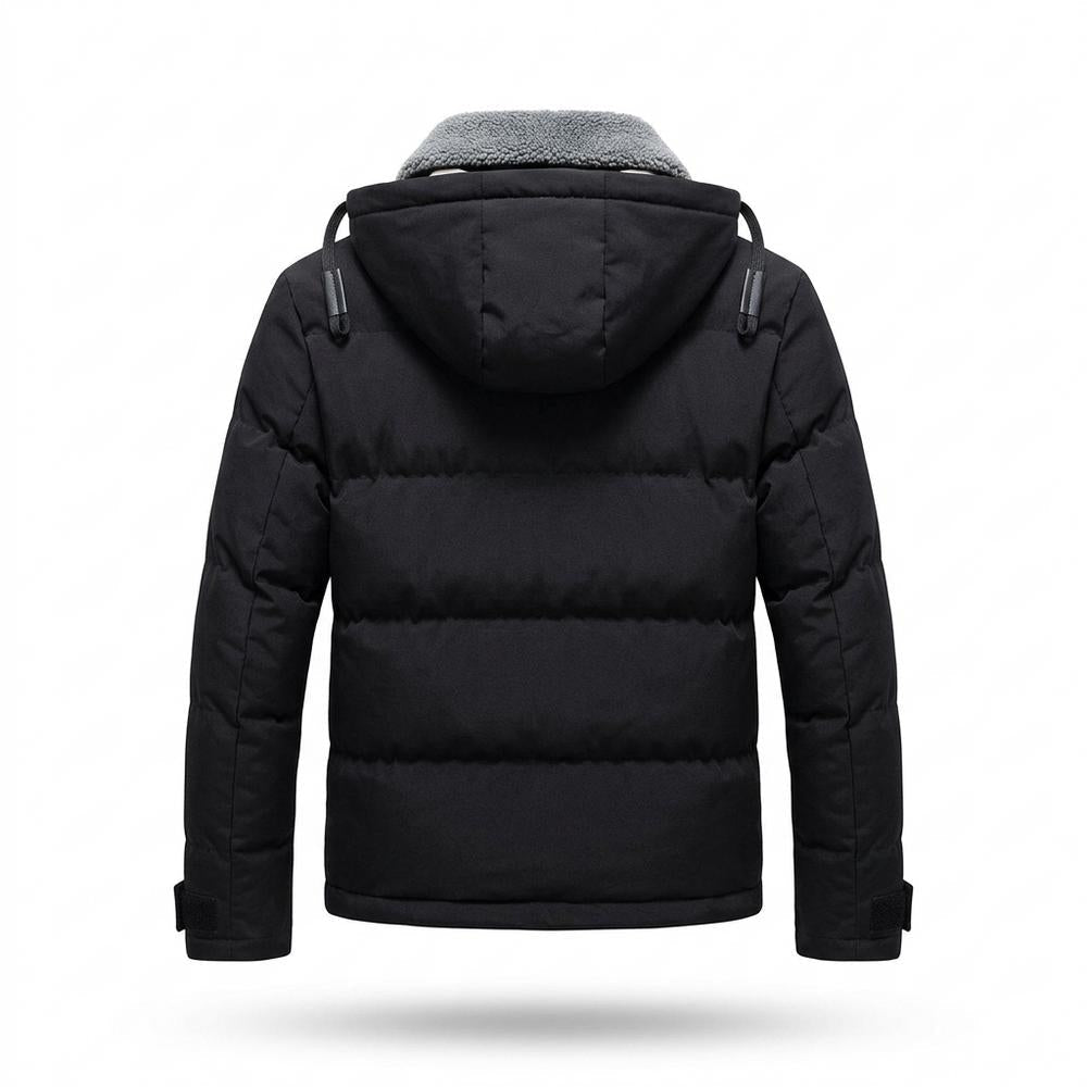 Allsaints Leather - Altir | Padded Sherpa-Collar Jacket Men