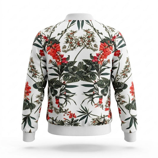Allsaints Leather - Yures | Floral Print Zip-Up Jacket Women