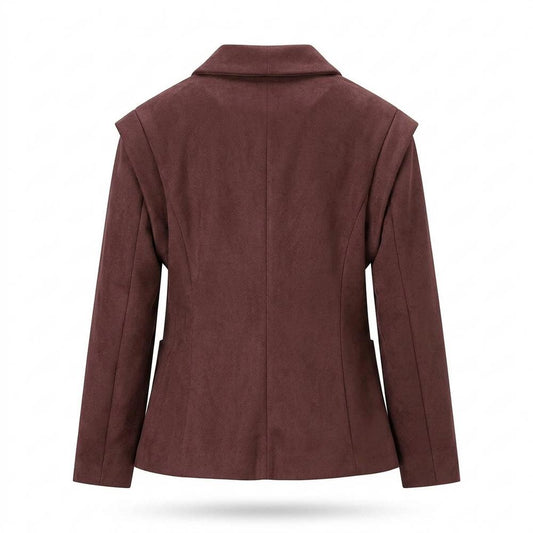 Allsaints Leather - Elmir | Shawl-Lapel Cap-Shoulder Blazer Women