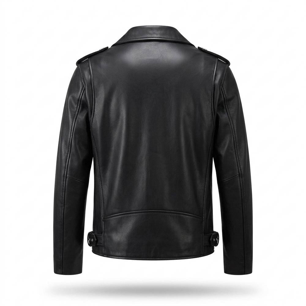 Allsaints Leather - Yoran | Asymmetrical Belted Leather Jacket Men