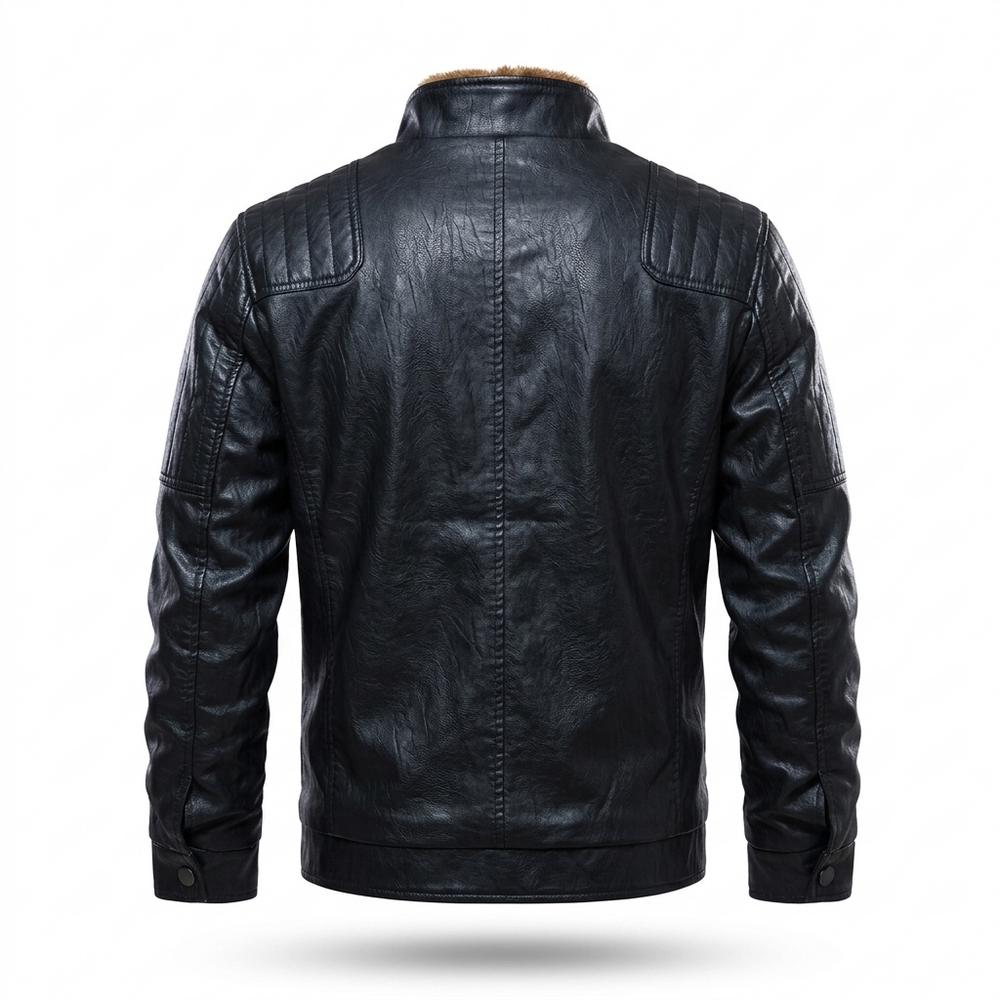 Allsaints Leather - Viram | Lined Multi-Pocket Leather Jacket Men