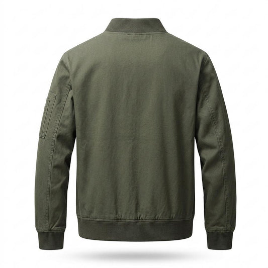 Allsaints Leather - Zaser | Zip-Up Ribbed-Collar Jacket Men