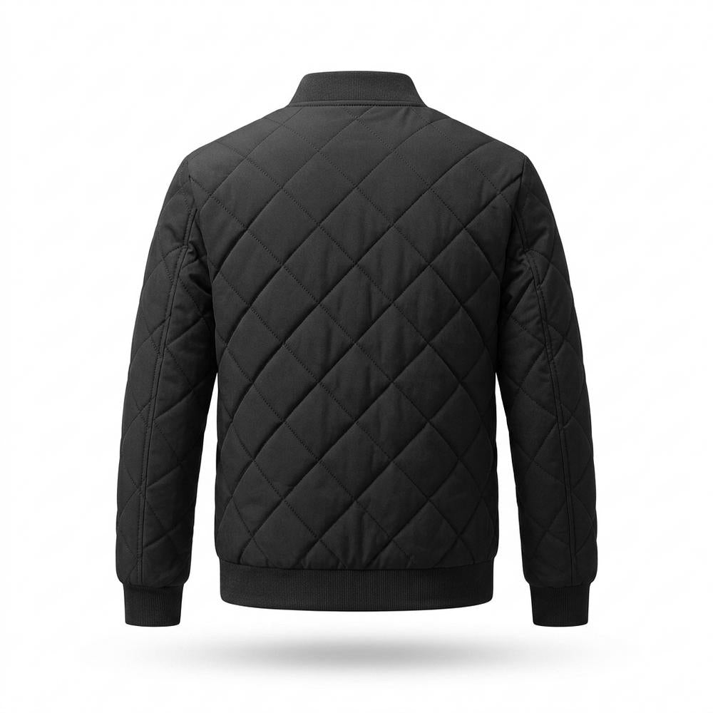 Allsaints Leather - Alnav | Quilted Fleece-Lined Jacket Men