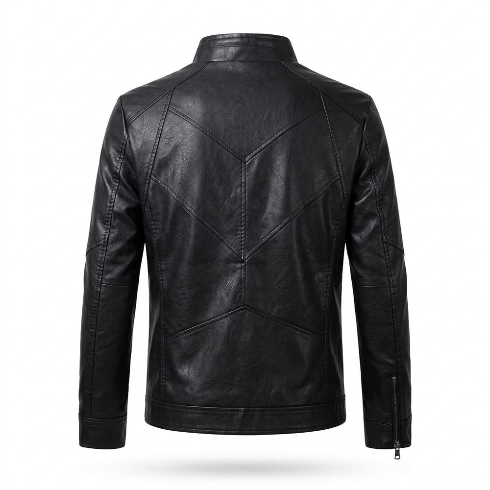 Allsaints Leather - Tibir | Zippered Slim-Fit Leather Jacket Men
