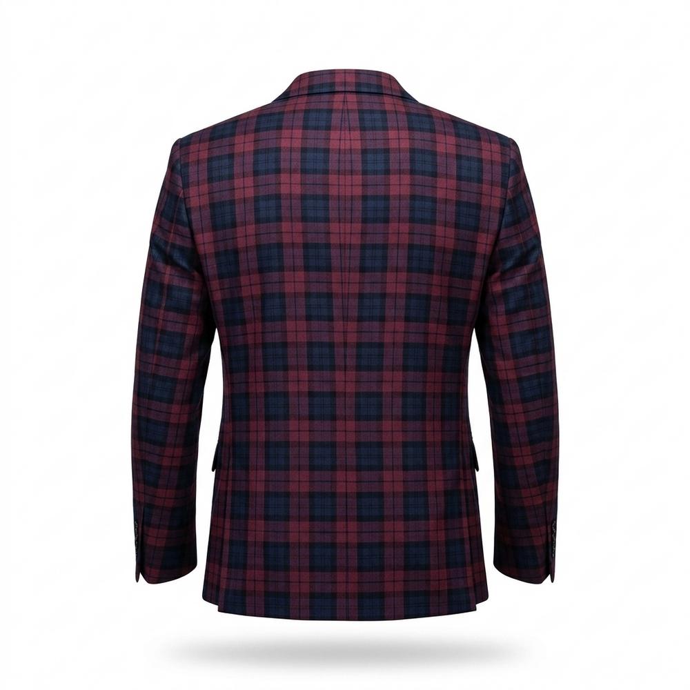 Allsaints Leather - Sevav | Plaid Slim-Fit Blazer Men