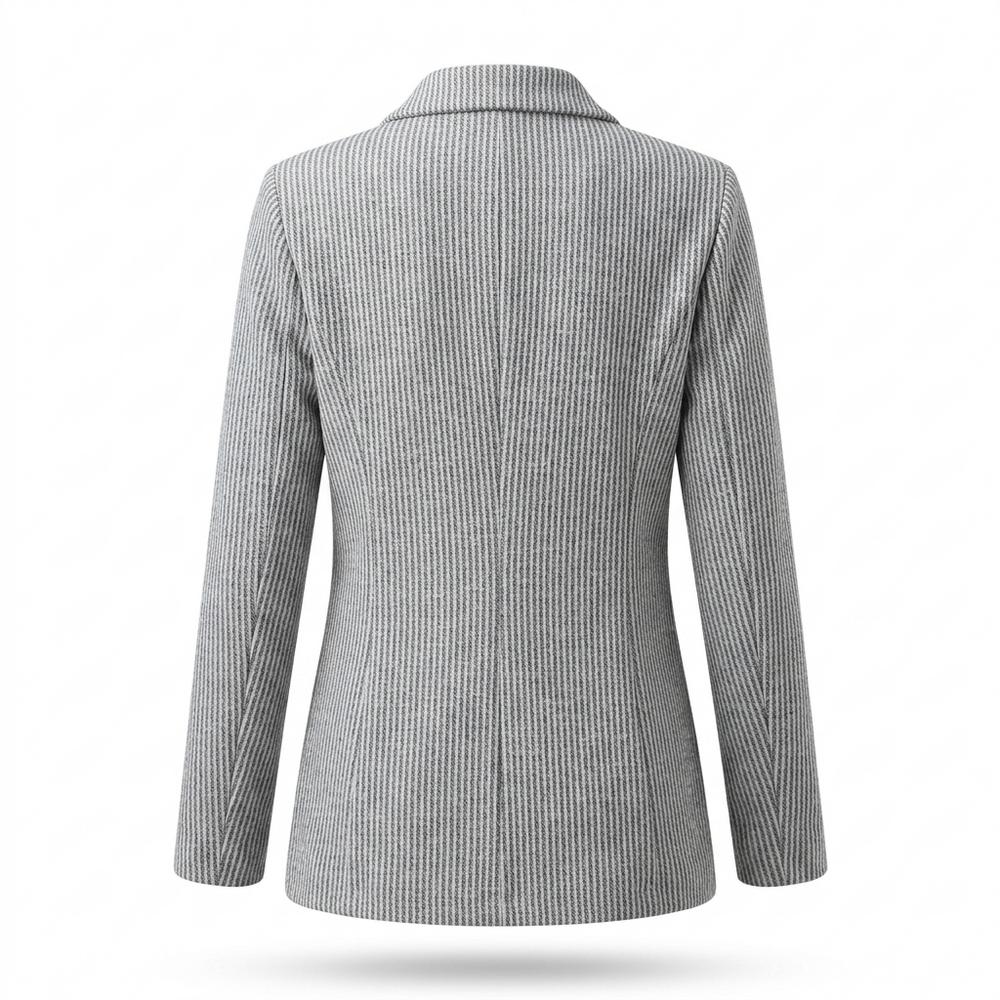 Allsaints Leather - Nomir | Striped Single-Breasted Blazer Women