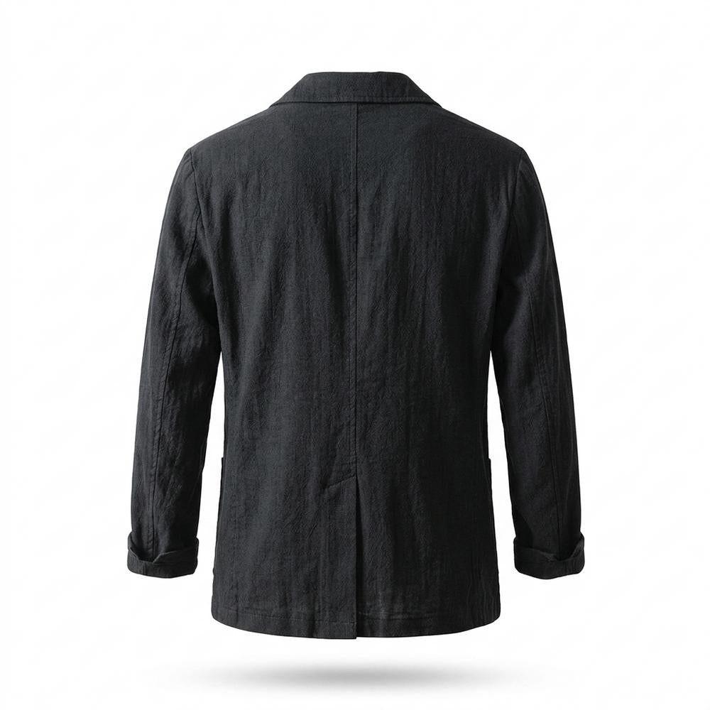 Allsaints Leather - Keser | Textured Single-Breasted Blazer Men