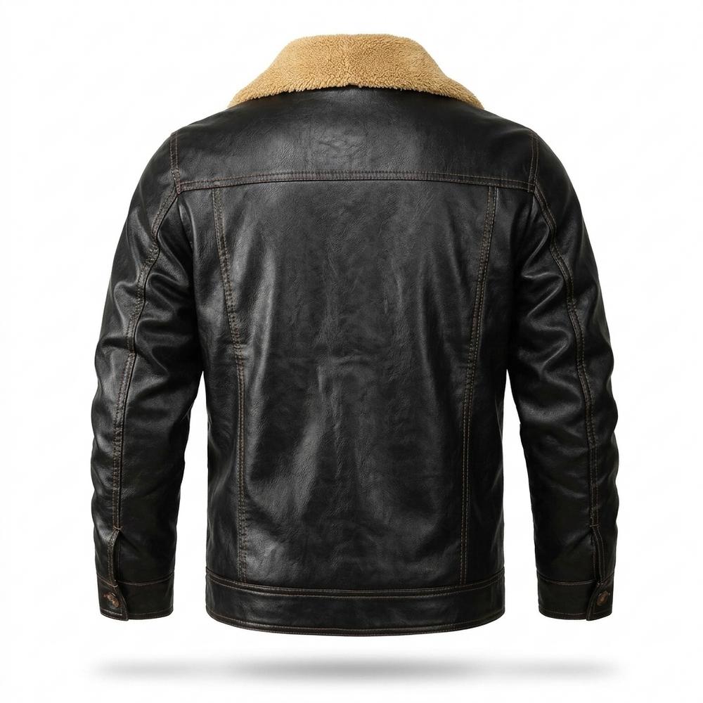 Allsaints Leather - Elmar | Lined Button-Front Leather Jacket Men