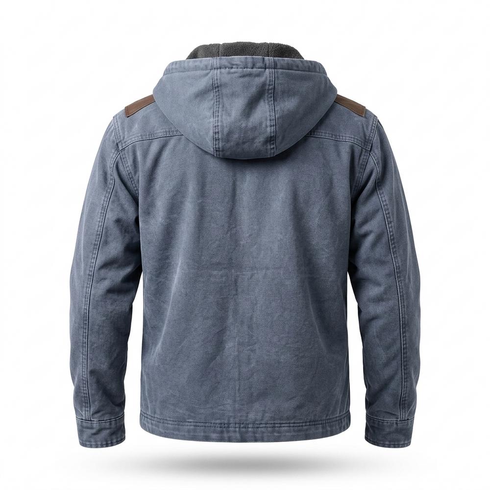 Allsaints Leather - Venal | Fleece-Lined Hooded Jacket Men