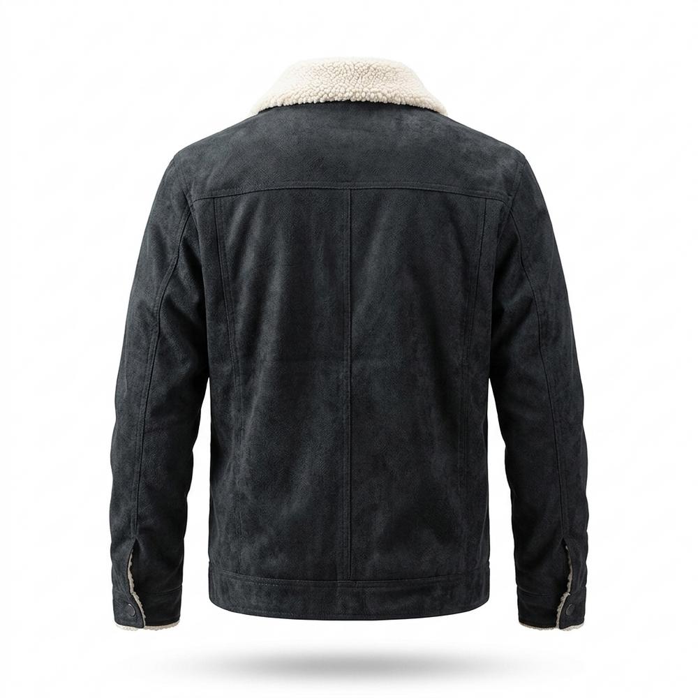 Allsaints Leather - Arken | Sherpa-Lined Zip-Up Jacket Men