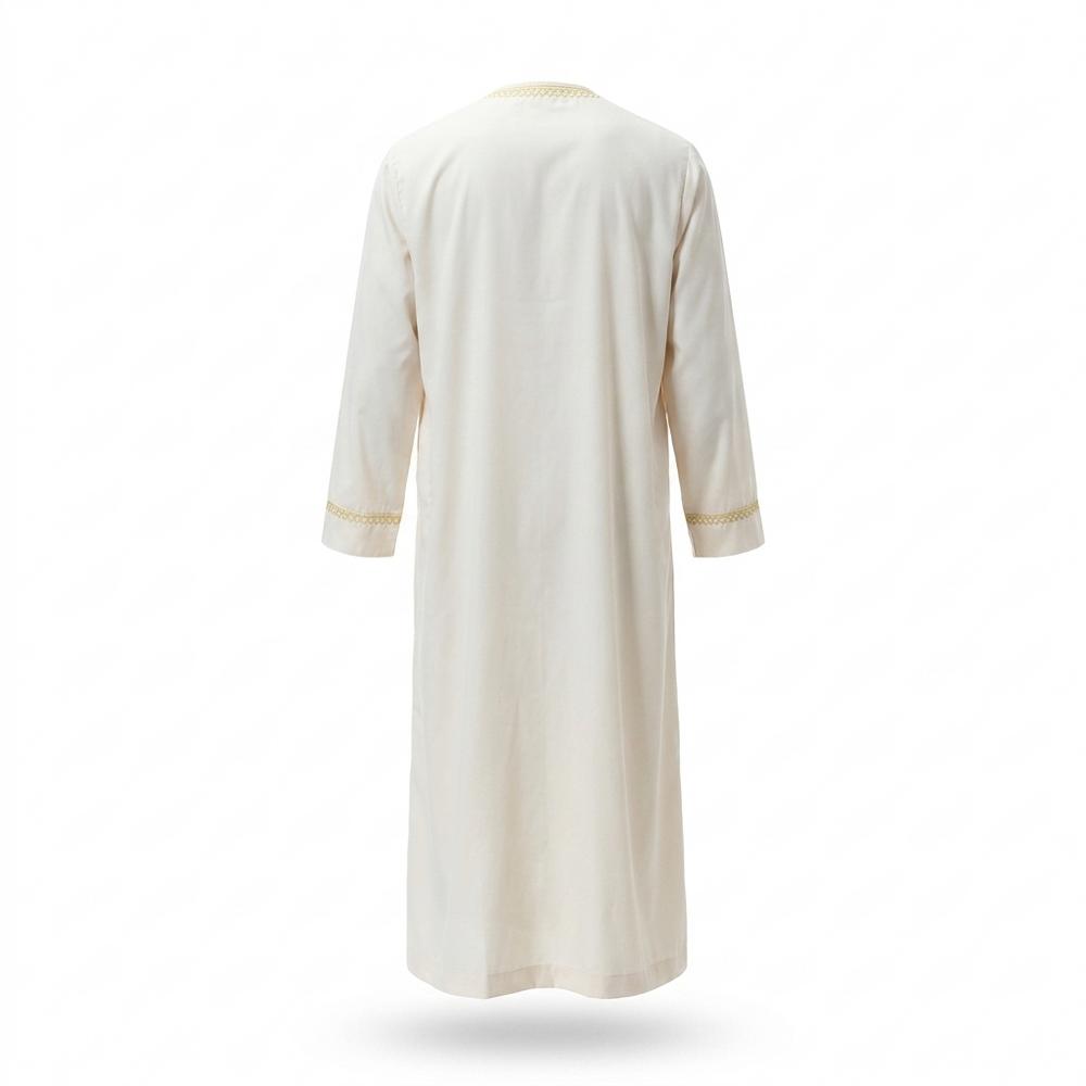 Allsaints Leather - Yehum | Embroidered Half-Zip Tunic Men