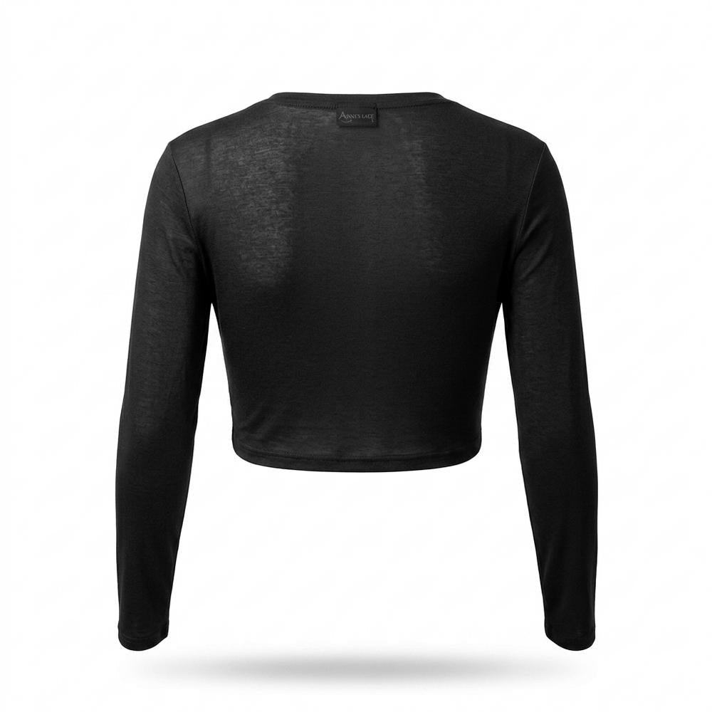 Allsaints Leather - Zelom | Cropped Open-Front Cardigan Women