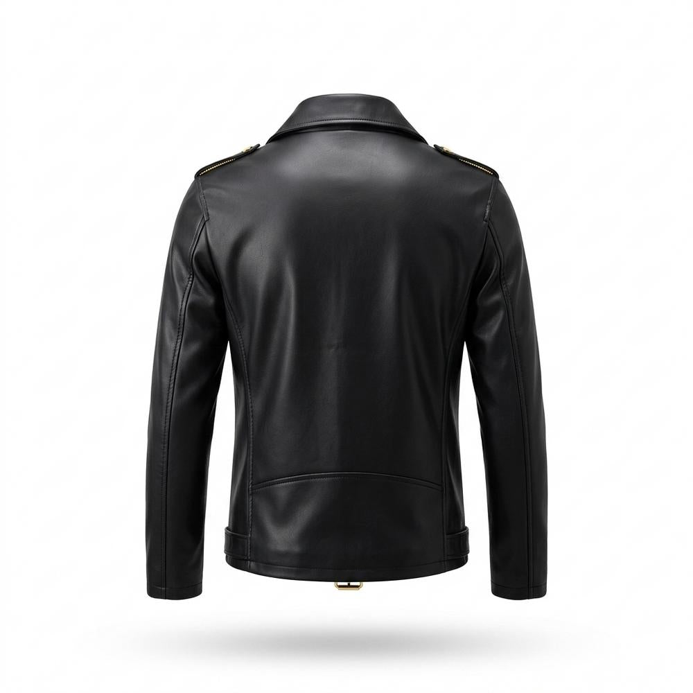 Allsaints Leather - Allen | Asymmetrical Belted Leather Jacket Men