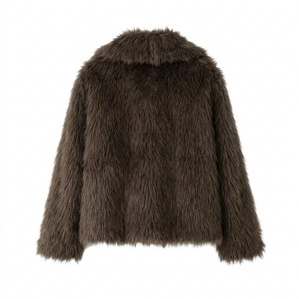 Allsaints Leather - Lynav | Faux-Fur Lapel-Collar Jacket Women