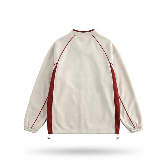 Allsaints Leather - Lomer | Raglan Sleeve V-Neck Sweatshirt Unisex