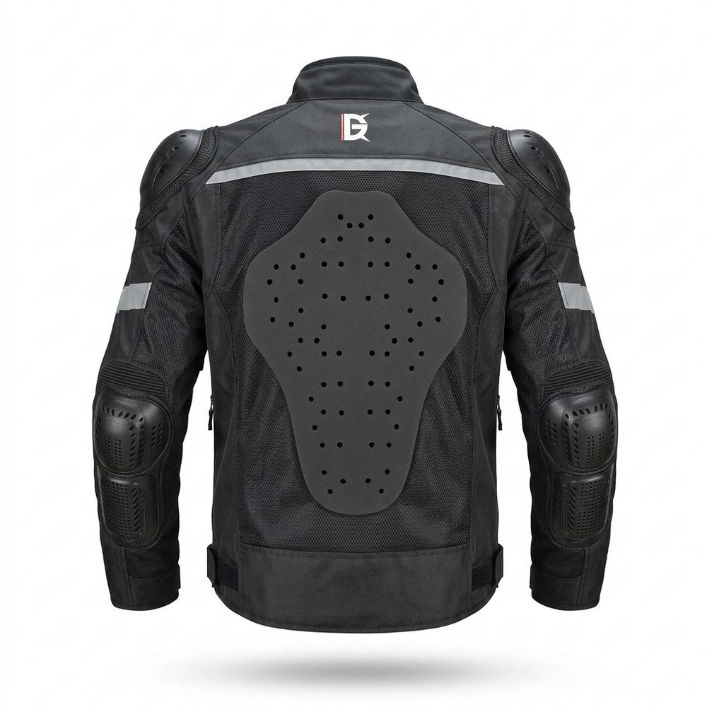 Allsaints Leather - Neven | Mesh-Paneled Armored Jacket Men