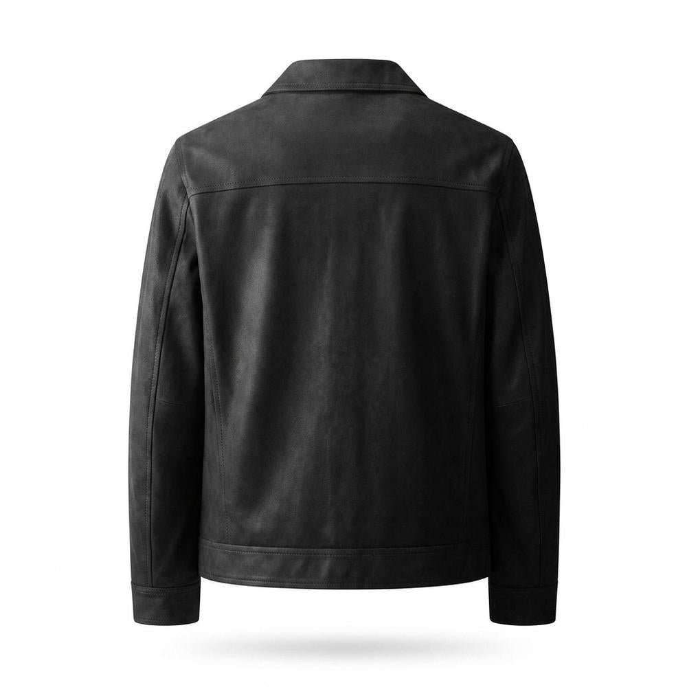 Allsaints Leather - Rarev | Suede Buttoned Jacket Men