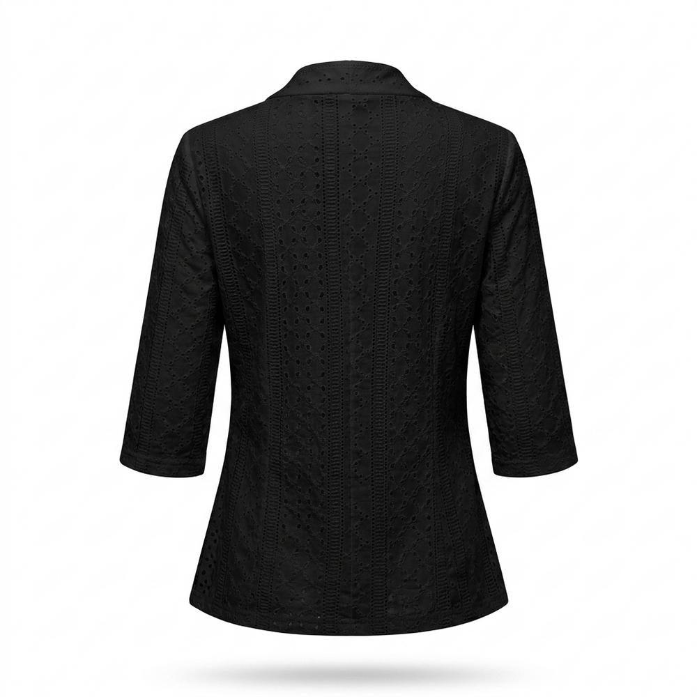Allsaints Leather - Zeram | Eyelet Open-Front Blazer Women