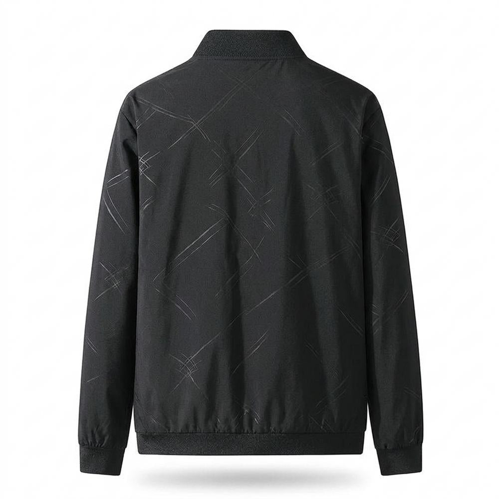 Allsaints Leather - Zedan | Zip-Up Patterned Jacket Men