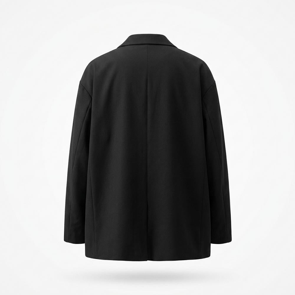 Allsaints Leather - Cadan | Single-Breasted Relaxed-Fit Blazer Men