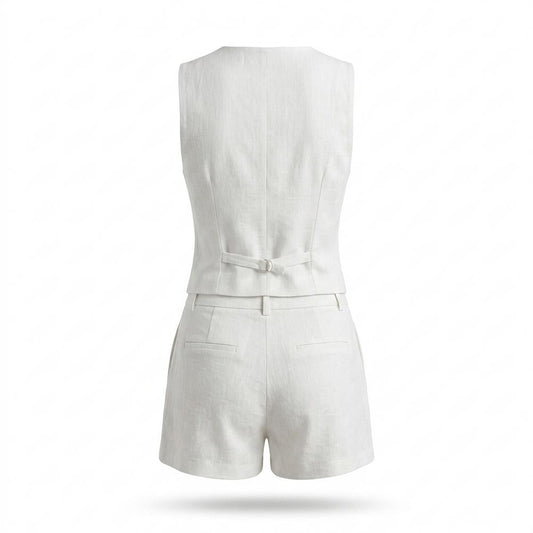 Allsaints Leather - Taram | Two-Piece Buttoned Suit Women