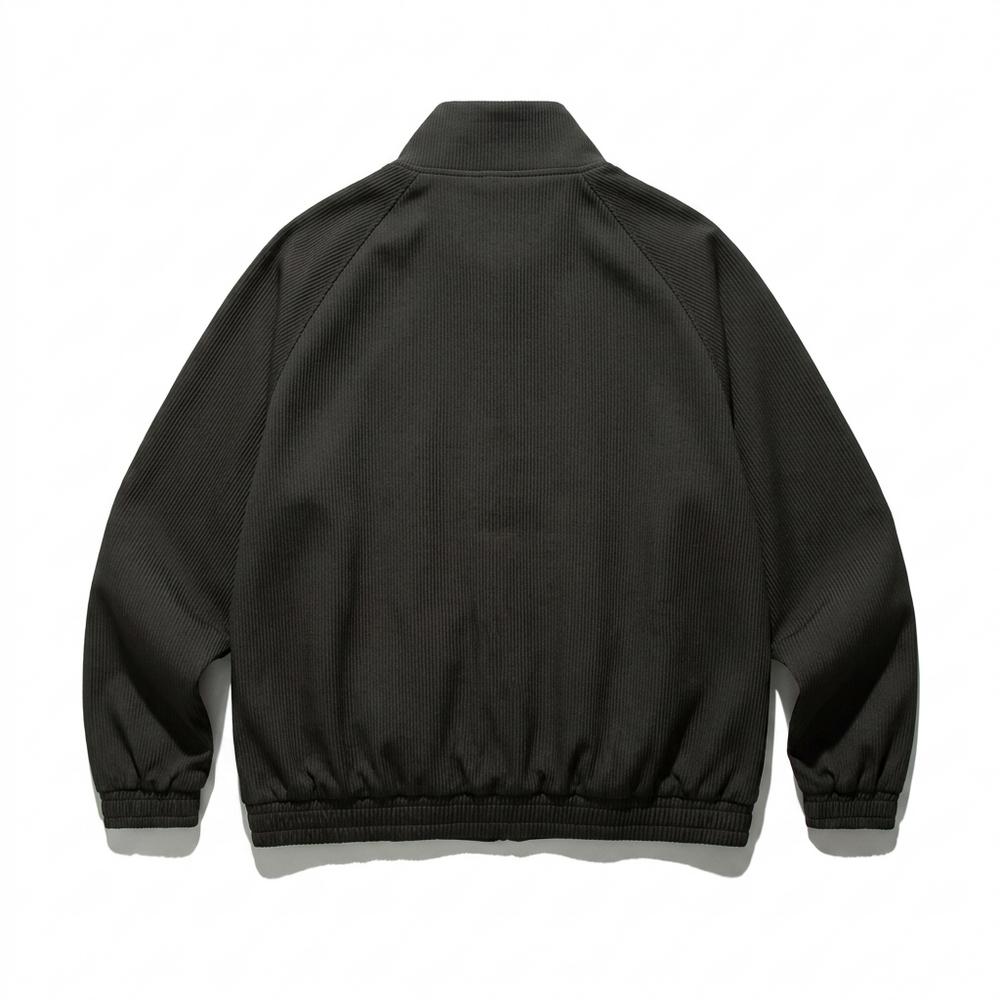 Allsaints Leather - Tatir | Ribbed Zip-Up Jacket Unisex