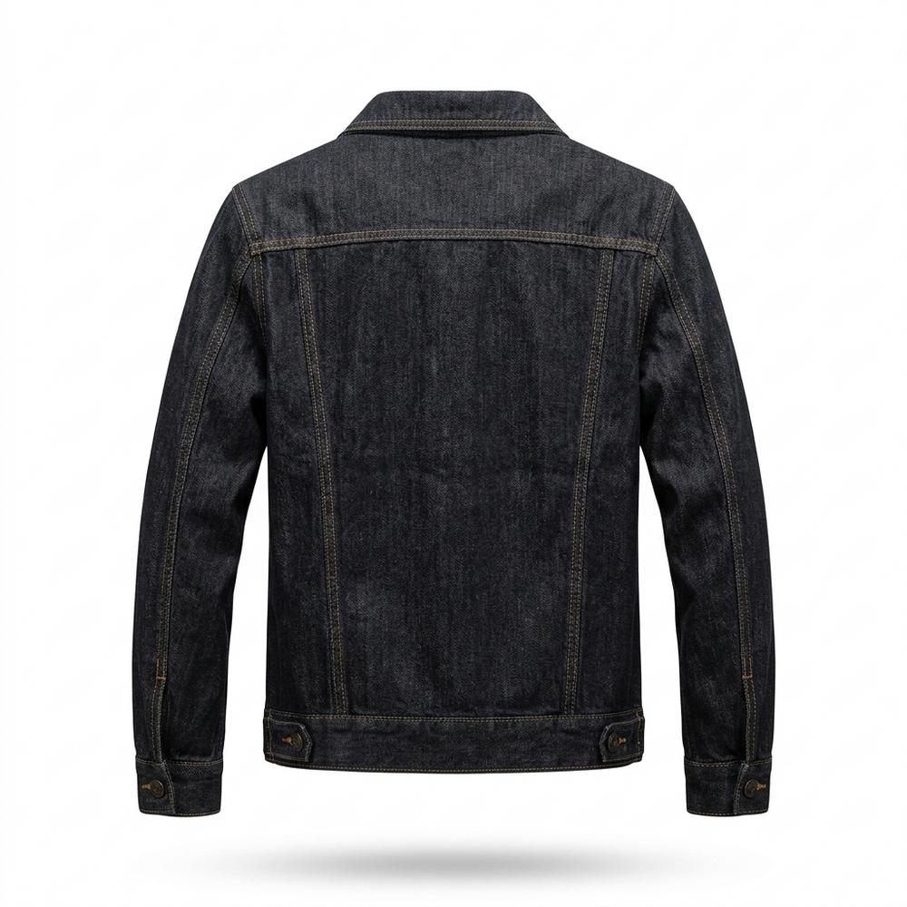 Allsaints Leather - Salom | Buttoned Slim-Fit Denim Jacket Men