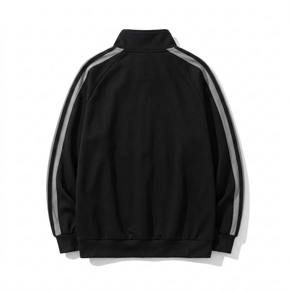 Allsaints Leather - Vikar | Zip-Up Striped Jacket Men