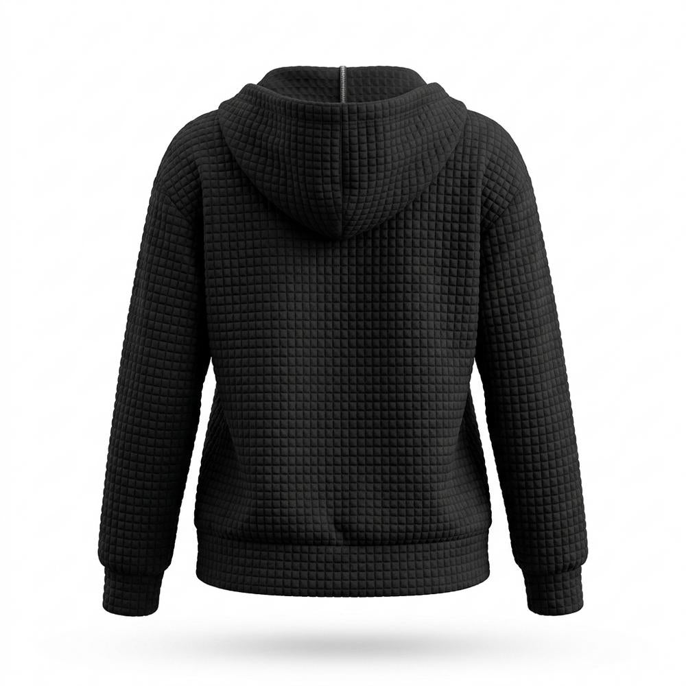 Allsaints Leather - Nisin | Quilted Zip-Up Hoodie Women