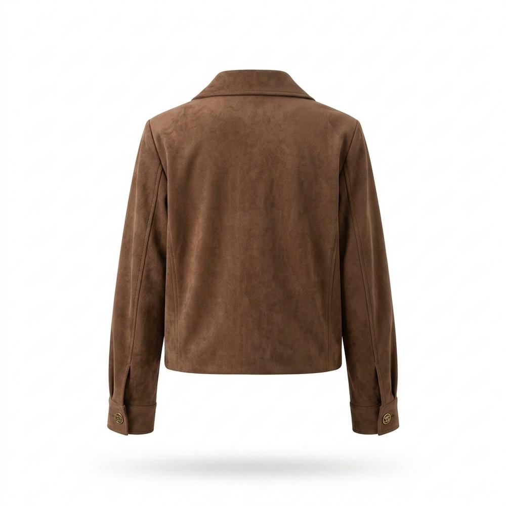 Allsaints Leather - Alrev | Suede Button-Up Jacket Women