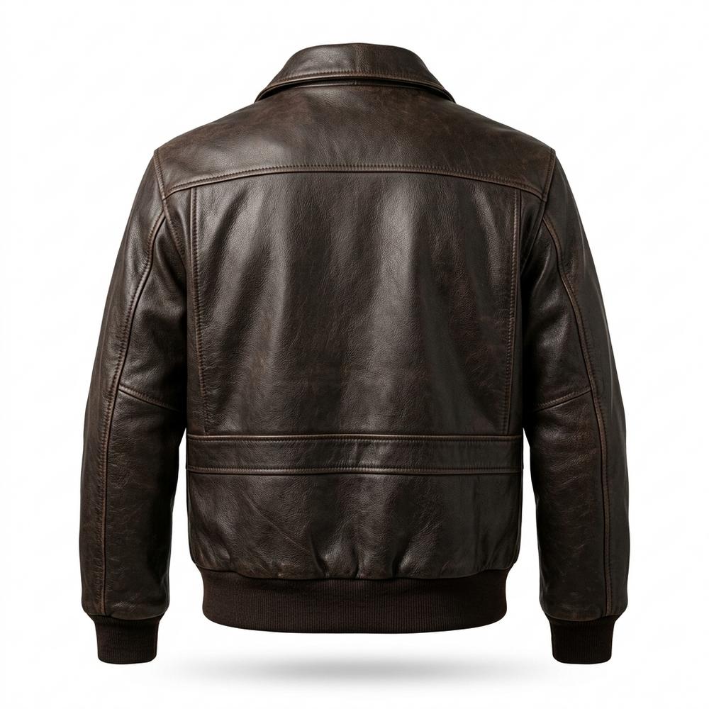 Allsaints Leather - Eamok | Zip-Up Rib-Knit Leather Jacket Men