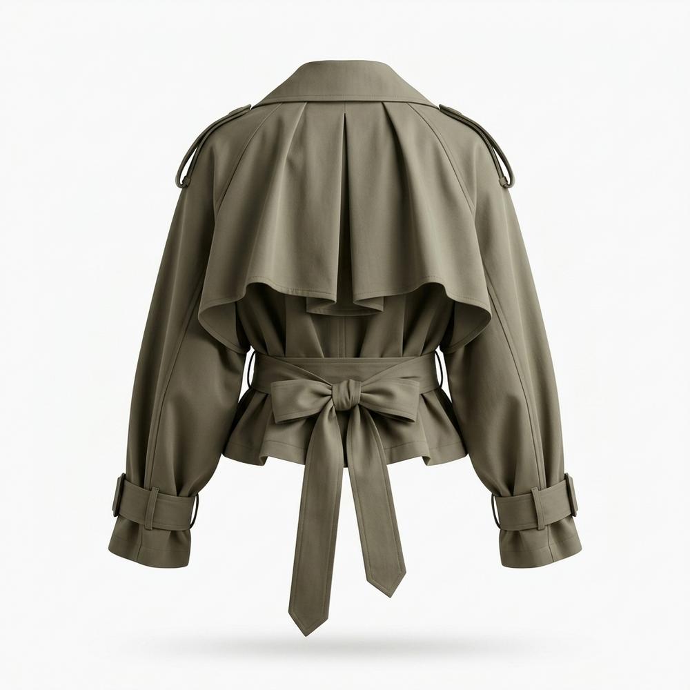 Allsaints Leather - Covin | Belted Trench-Style Jacket Women