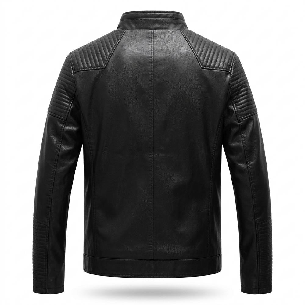 Allsaints Leather - Yohal | Quilted Zip-Up Leather Jacket Men