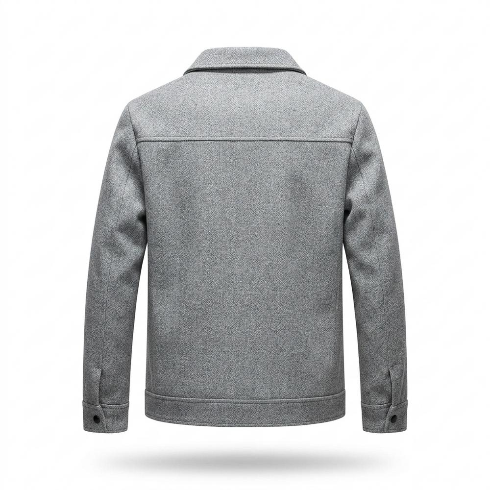 Allsaints Leather - Lesin | Heathered Buttoned Jacket Men