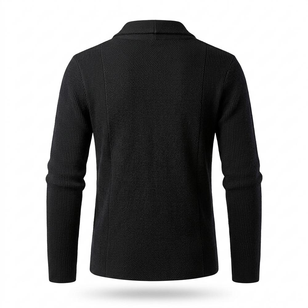 Allsaints Leather - Misan | Shawl Collar Slim Fit Knit Cardigan Men