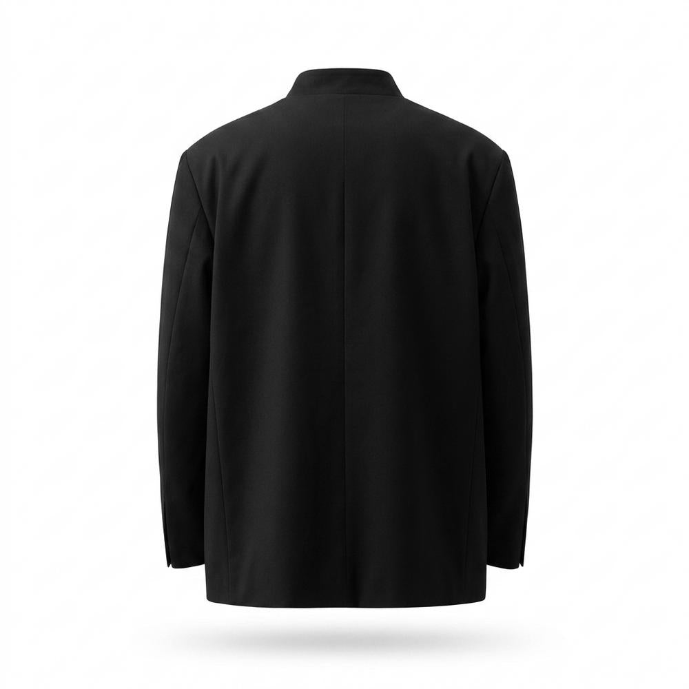 Allsaints Leather - Mimir | Stand-Collar Wool Jacket Men