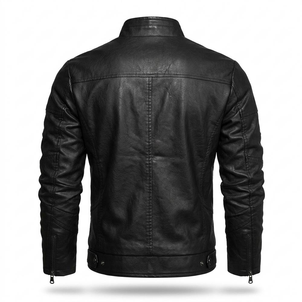 Allsaints Leather - Seven | Zip-Up Fitted Leather Jacket Men