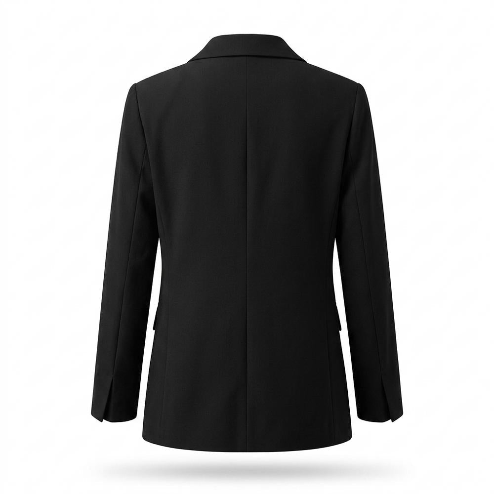 Allsaints Leather - Nehal | Double-Breasted Ruched-Sleeve Blazer Women