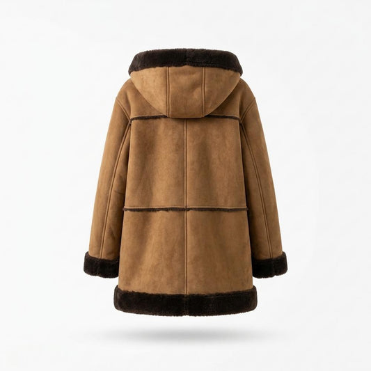 Allsaints Leather - Nevel | Hooded Shearling-Lined Coat Women