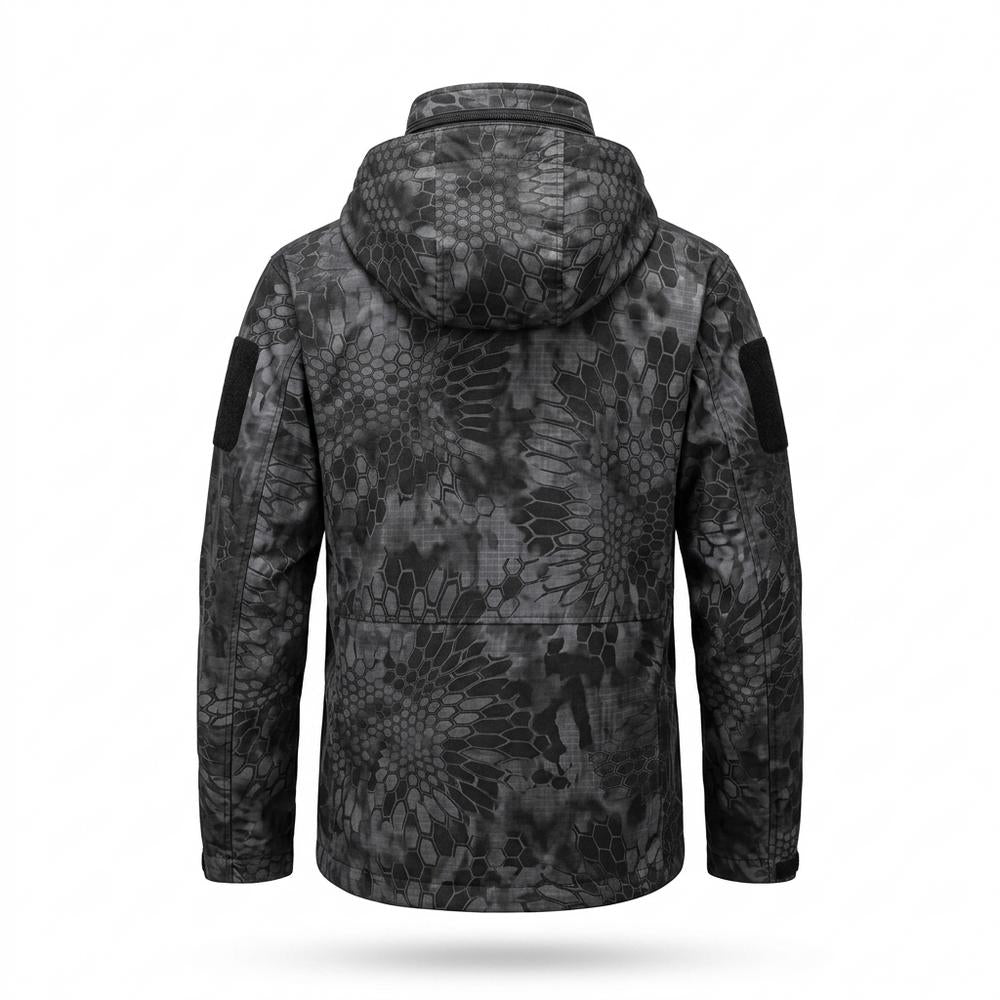 Allsaints Leather - Davel | Patterned Hooded Jacket Men