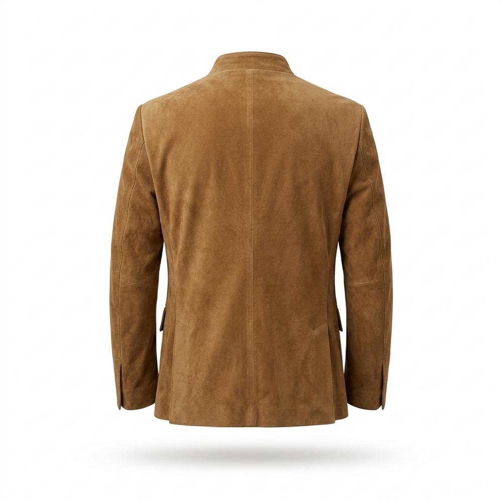 Allsaints Leather - Rimir | Sueded Stand-Collar Jacket Men