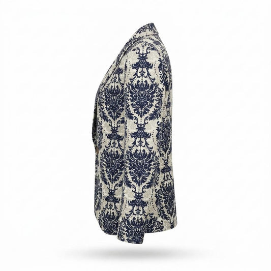 Allsaints Leather - Camin | Patterned Ruched Blazer Women