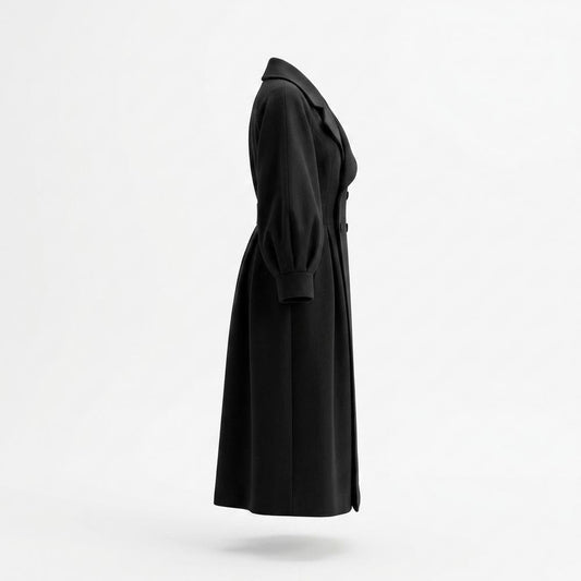 Allsaints Leather - Rolar | Tailored Voluminous-Sleeve Coat Women
