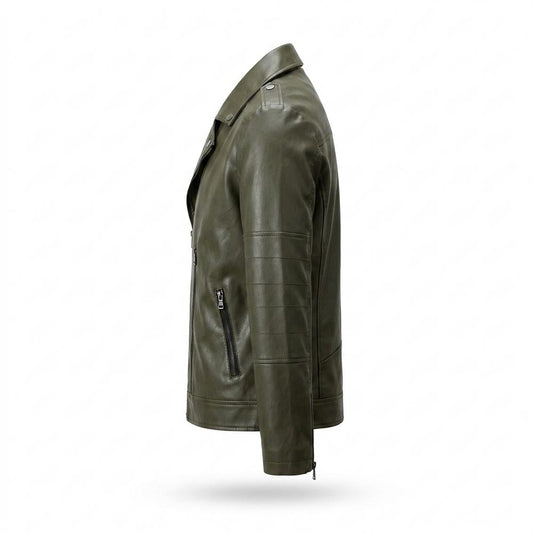 Allsaints Leather - Alvan | Asymmetrical Tailored Leather Jacket Men