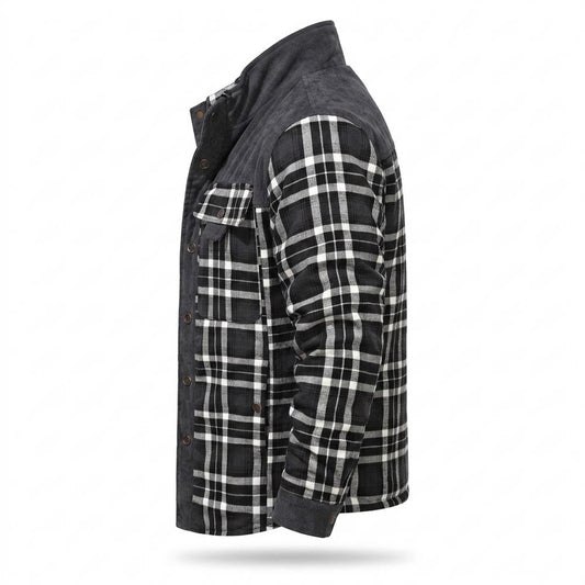 Allsaints Leather - Nilan | Plaid Fleece-Lined Jacket Men