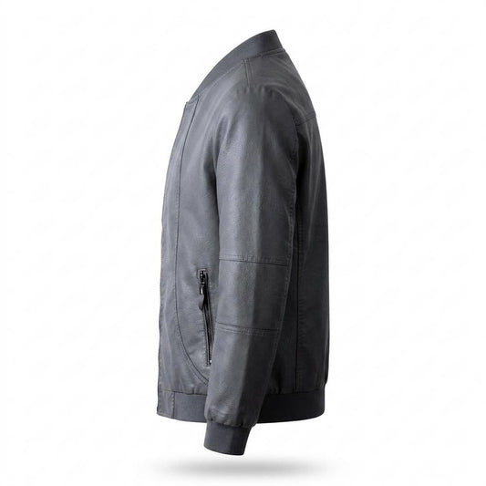 Allsaints Leather - Ranal | Zip-Up Bomber-Style Leather Jacket Men