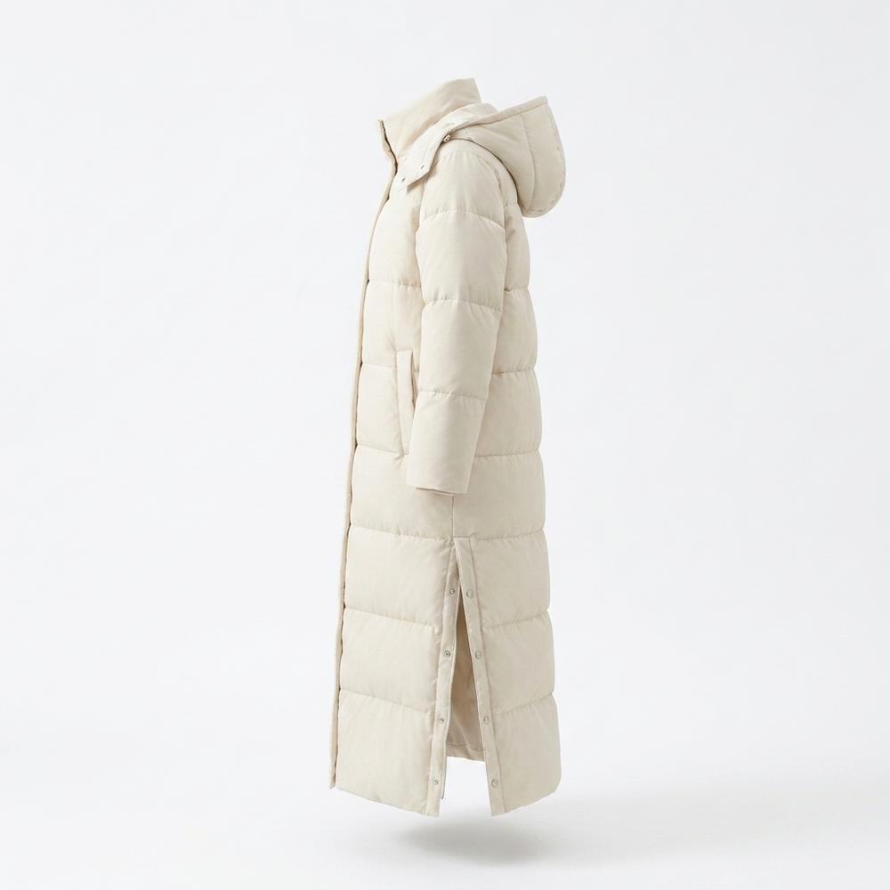 Allsaints Leather - Caram | Padded Longline Coat Women