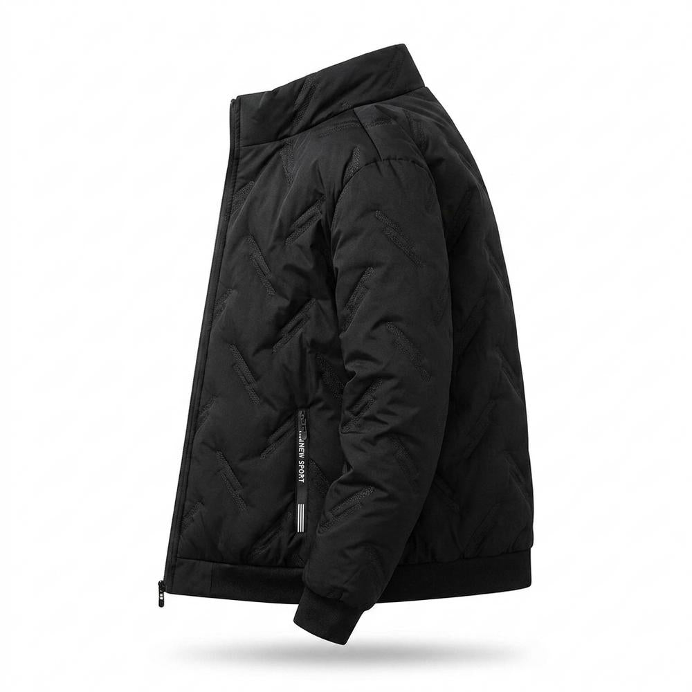 Allsaints Leather - Niven | Fleece-Lined Quilted Jacket Men