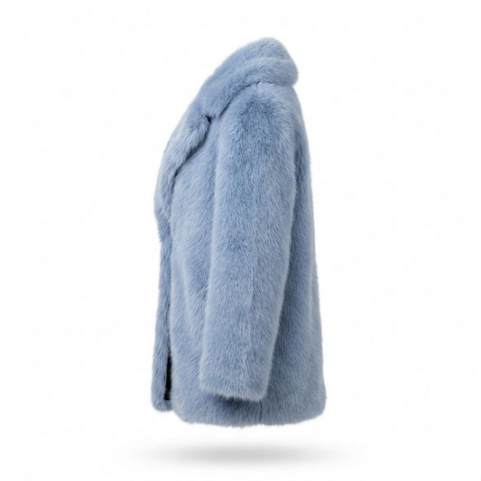 Allsaints Leather - Nimer | Faux-Fur Relaxed Fit Coat Women