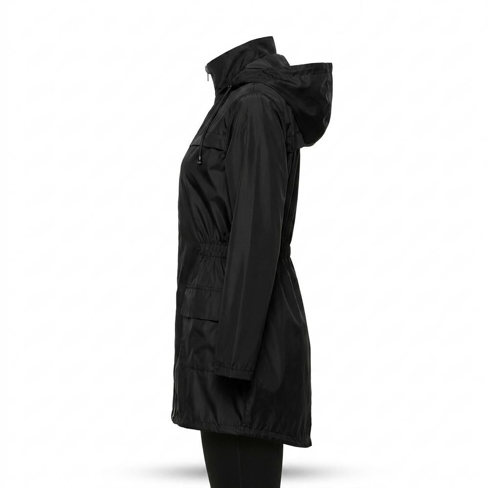 Allsaints Leather - Vilan | Hooded Water-Resistant Jacket Women